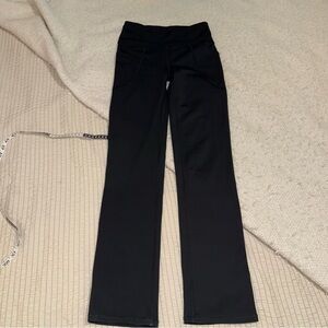 Duluth Trading NoGA Work Hi Rise Black Bootcut Pants xs